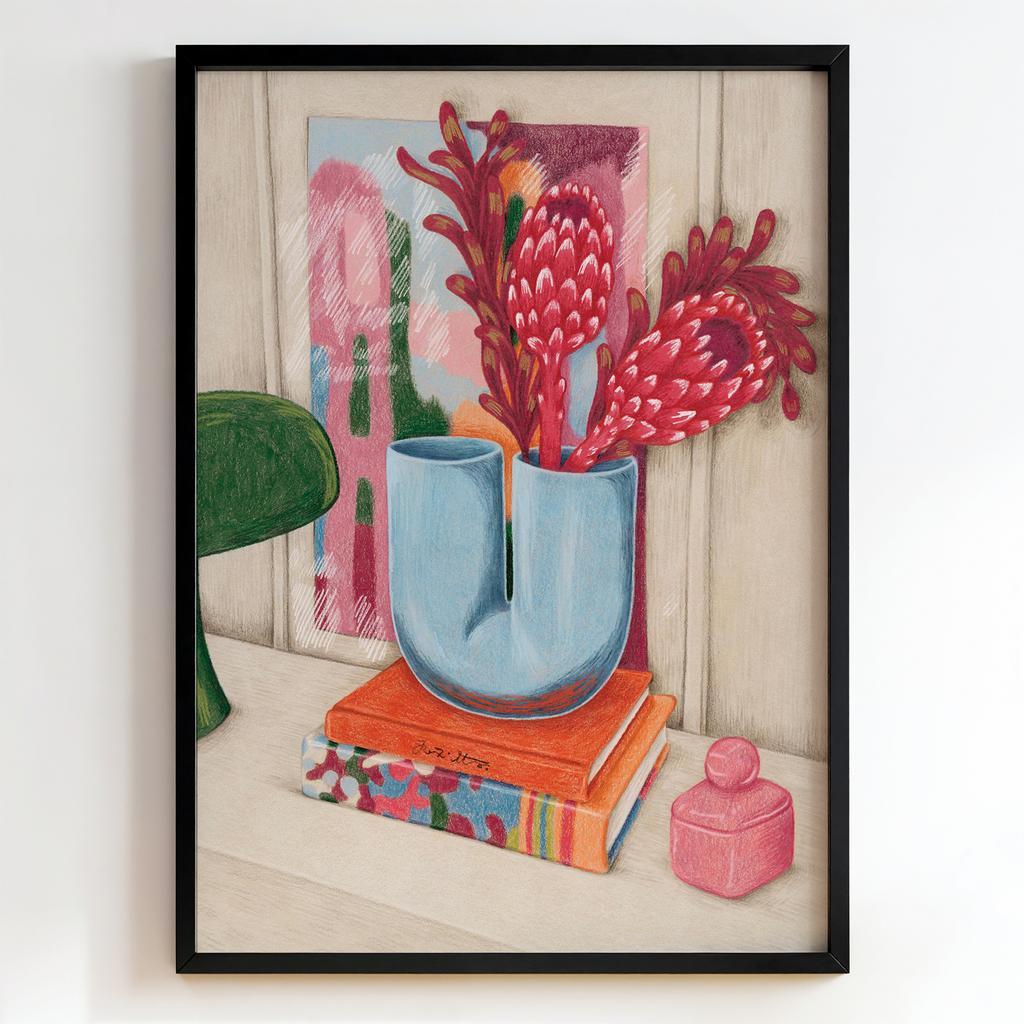 "Protea Still Life" натюрморт із протеями PS7391