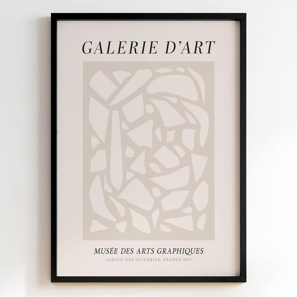 "Galerie D’Art Graphique" мінімалістична абстрактна композиція PS7394