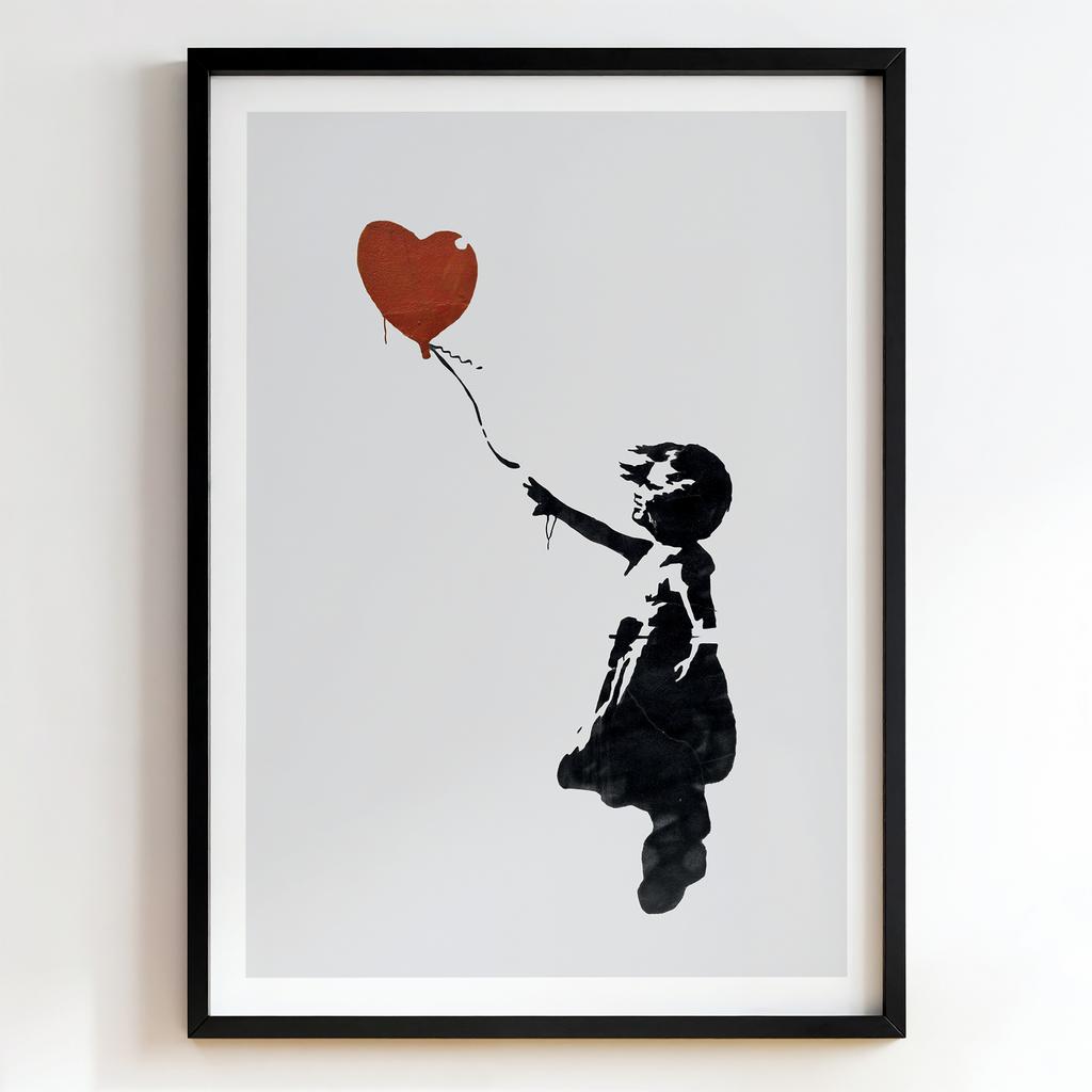 "Girl with Balloon" дівчинка з червоною кулькою PS7403