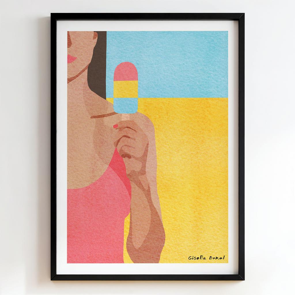 "Summer Popsicle" літнє морозиво біля моря PS7407
