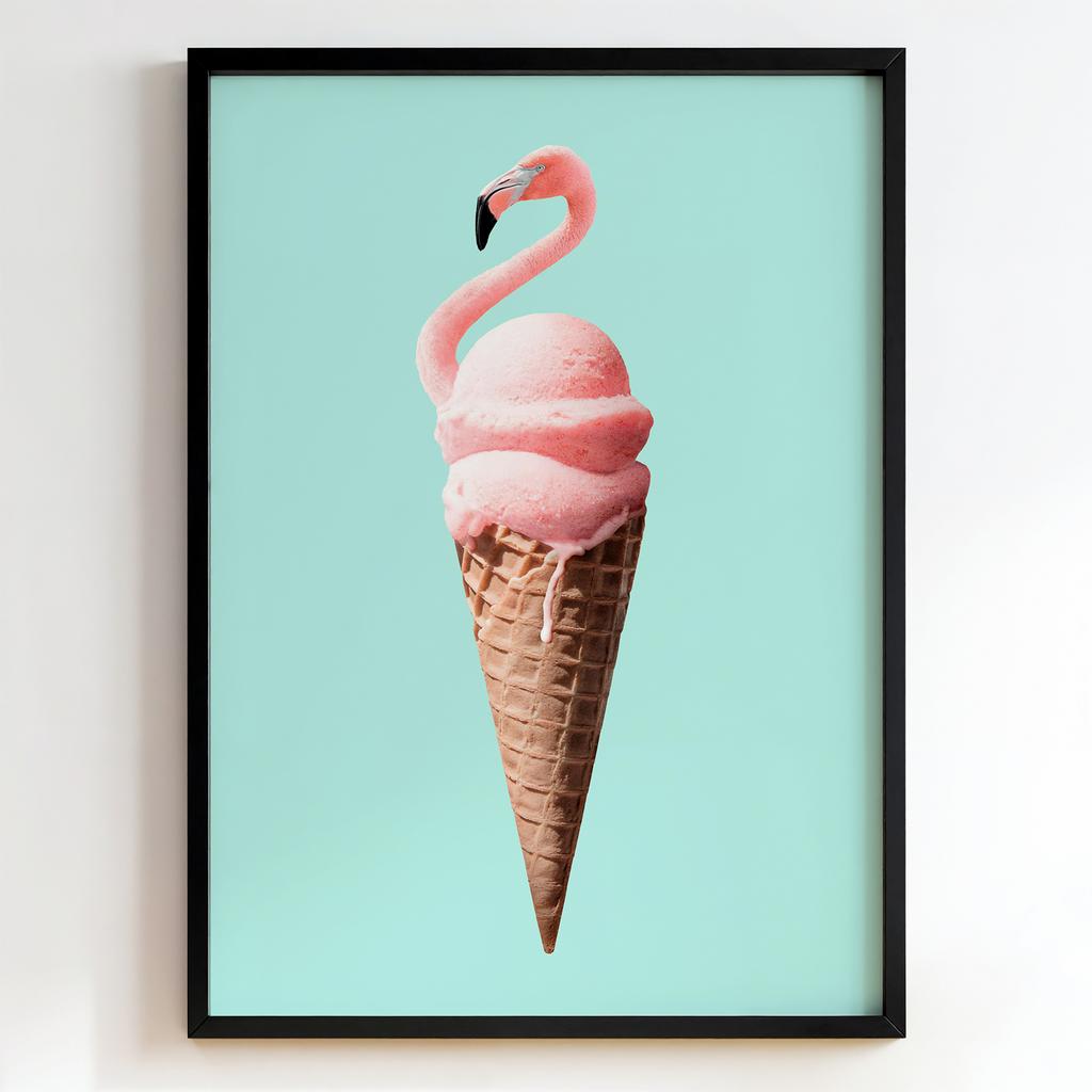 "Flamingo Ice Cream" фламінго морозиво PS9785
