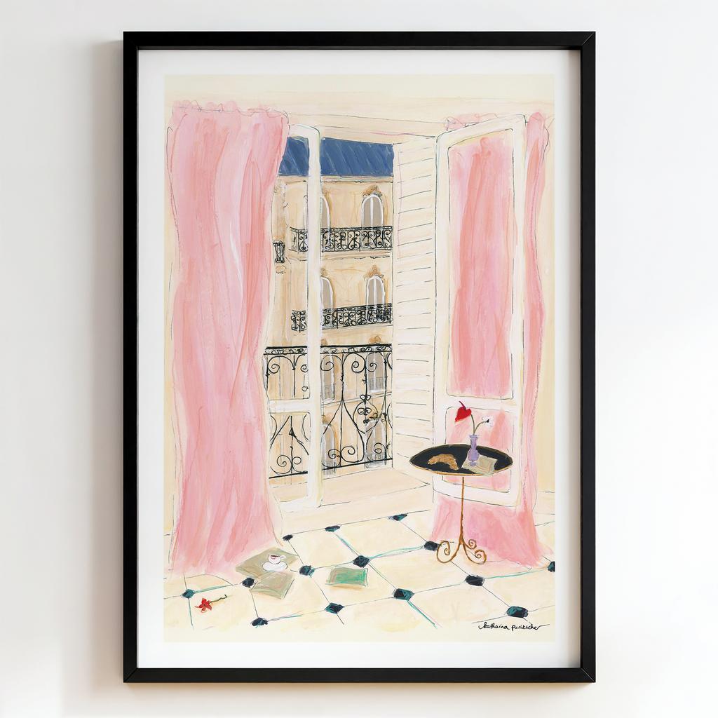 "Paris Morning Window" паризьке вікно PS6481