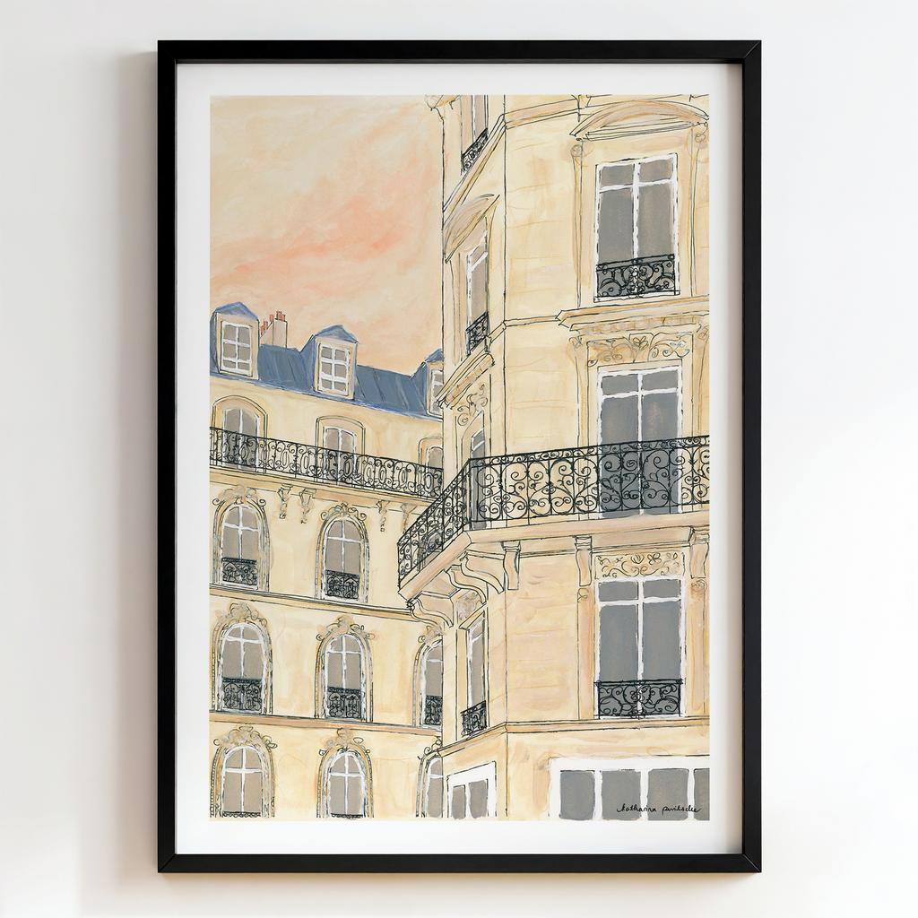 "Paris Corner Facade" паризька архітектура PS4137