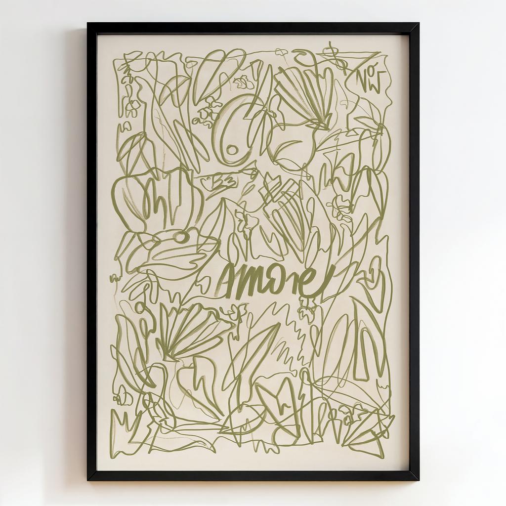 "Amore Botanical Lines" ботанічна абстракція PS6152