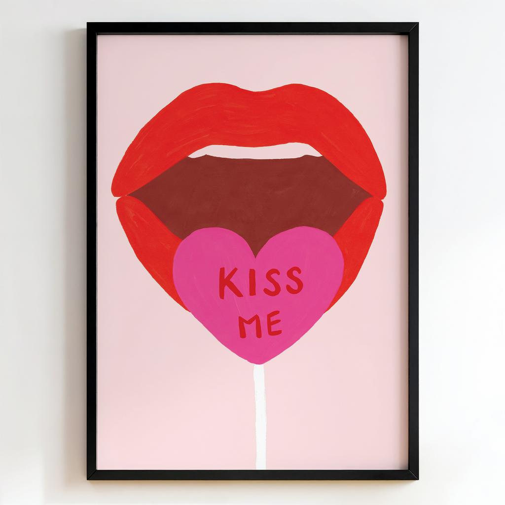 "Kiss Me Heart Lollipop" губи з льодяником PS8621