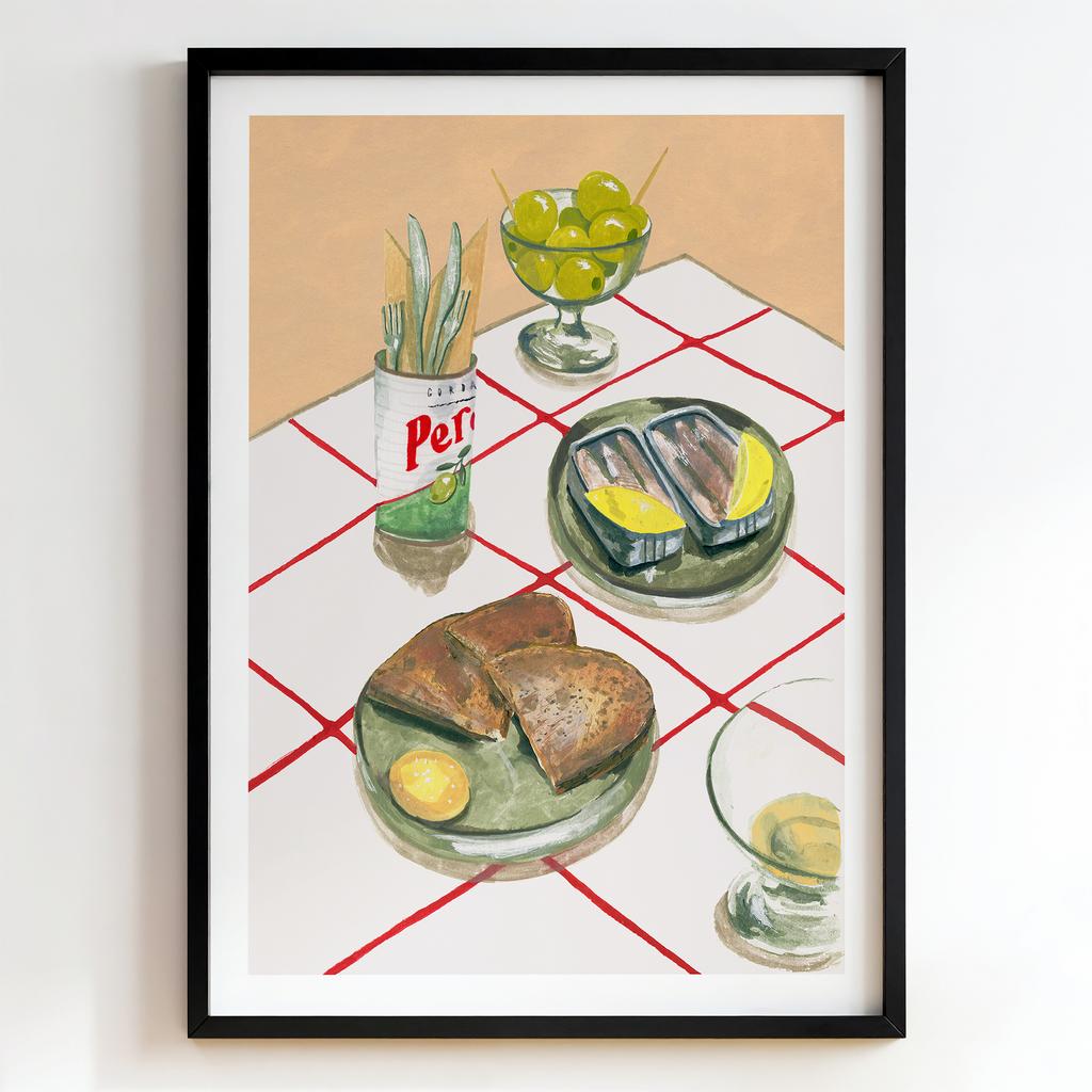 "Mediterranean Tapas Table" середземноморські закуски PS7462