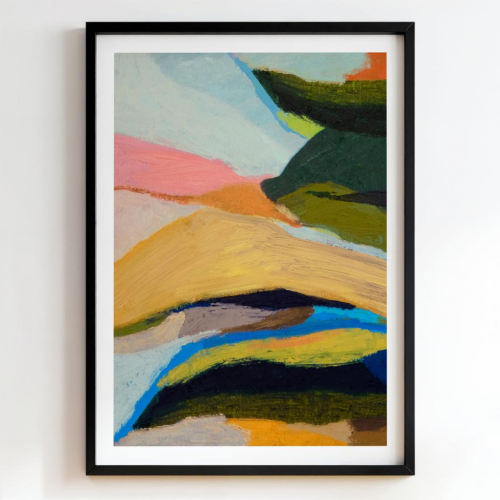 "Chromatic Landscape Flow" абстрактний пейзаж PS4147