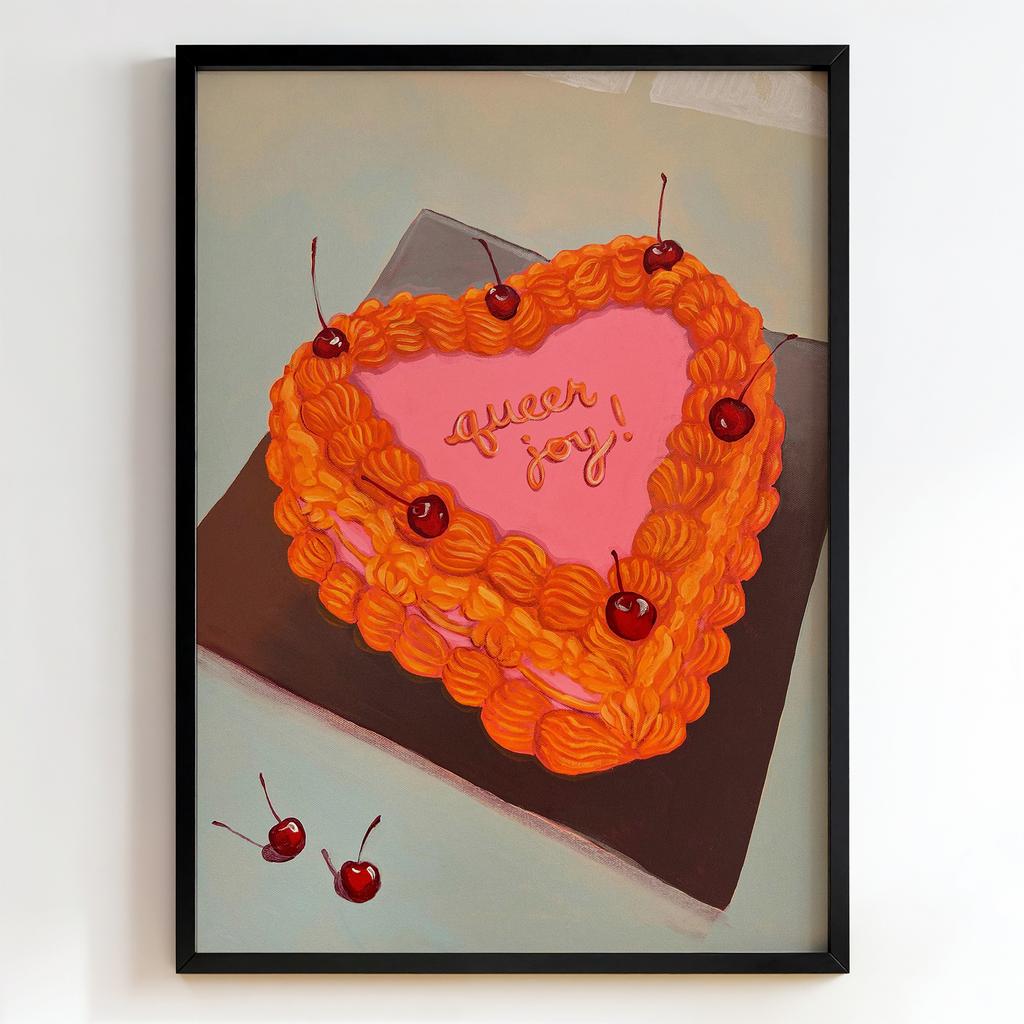 "Queer Joy Cake" святковий торт із вишнями PS4157