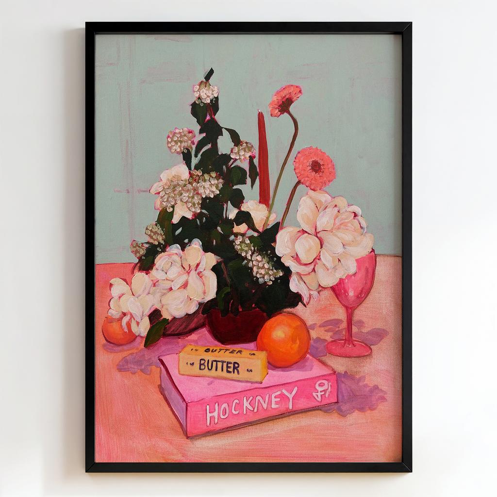 "Hockney Flowers Still Life" сучасний квітковий натюрморт PS4160