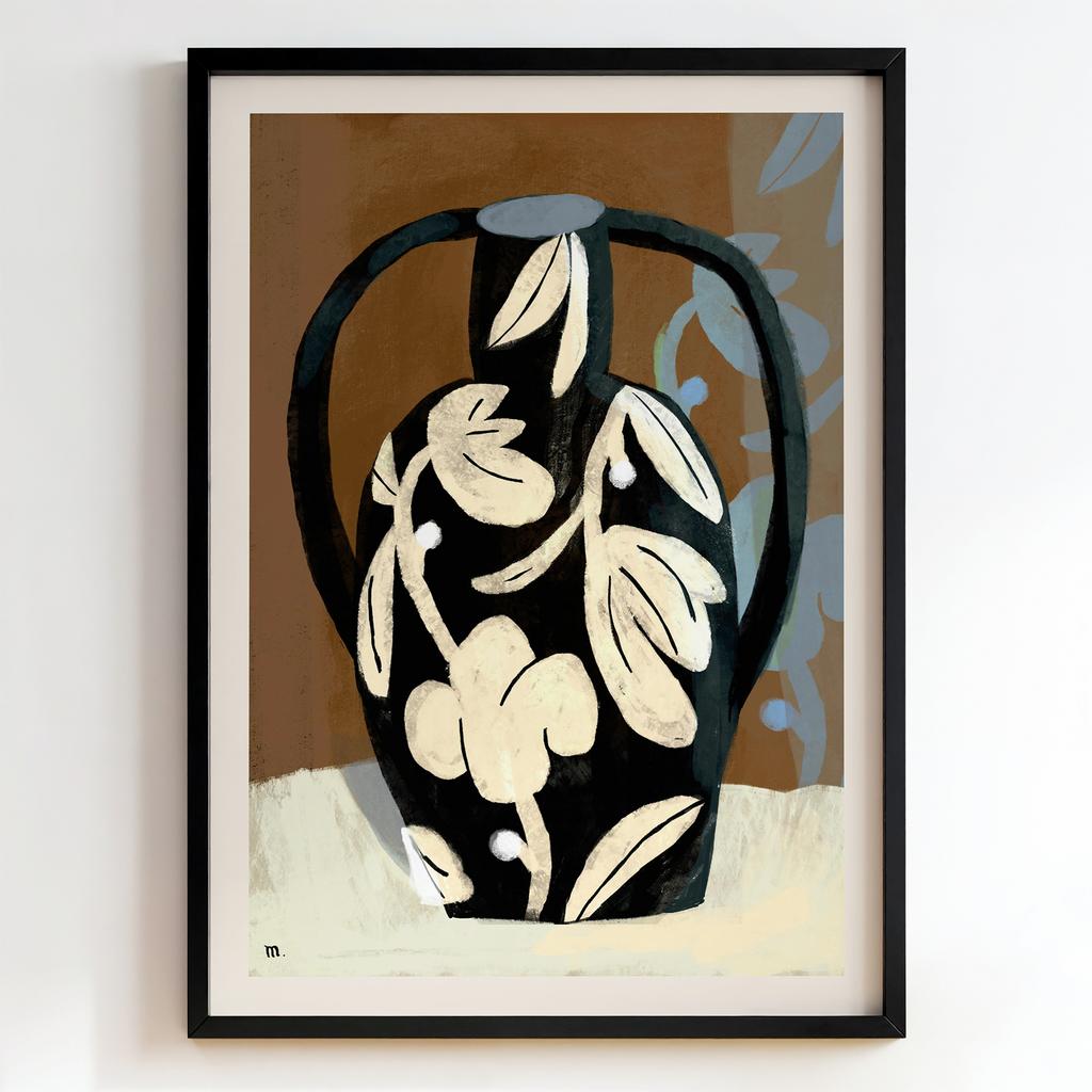 "Floral Midnight Vase" декоративна квіткова ваза PS7852