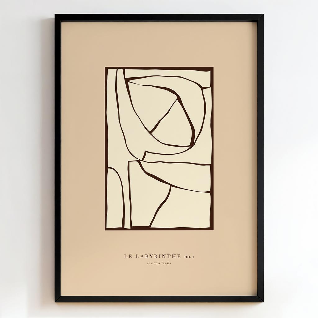 "Le Labyrinthe No. 1" мінімалістична абстракція PS7876