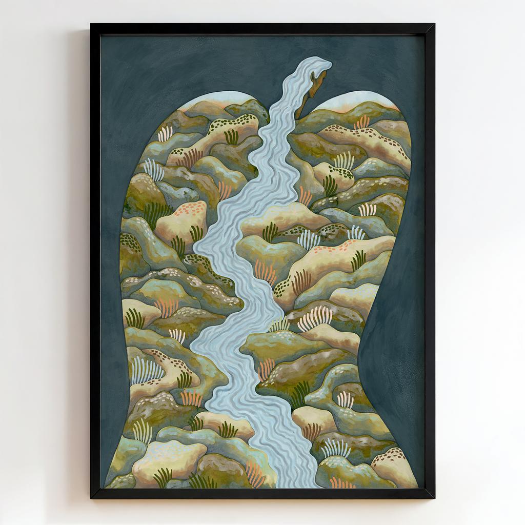 "River Within" сюрреалістичний пейзаж PS7880