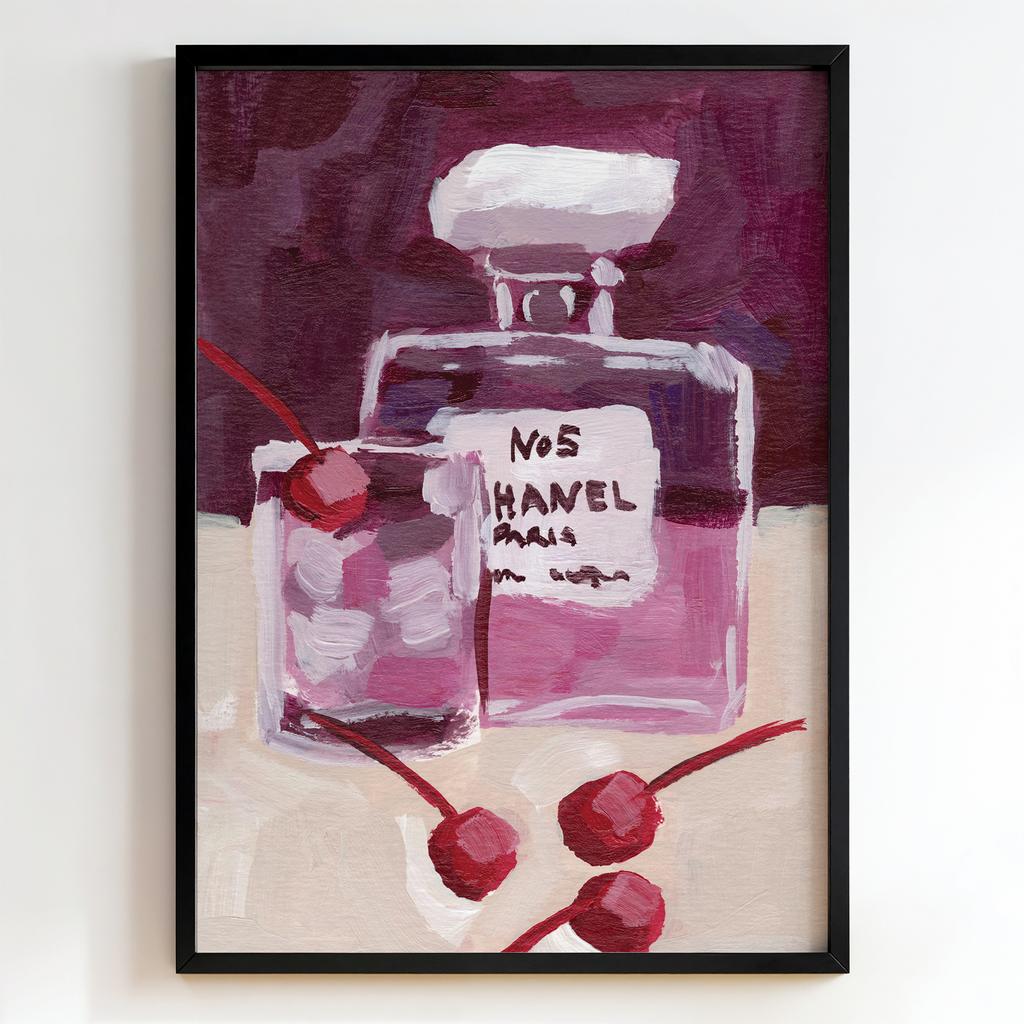 "No. 5 Chanel Paris" парфум і вишні PS8466