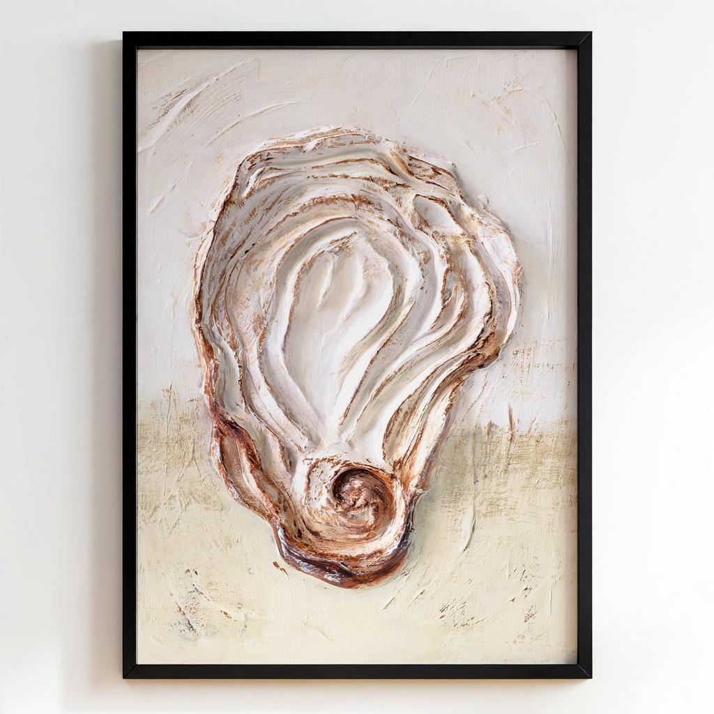 "Oyster Study" фактурна морська мушля PS8468