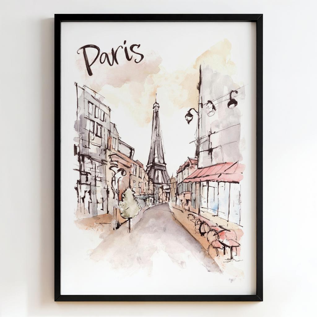 "Paris Eiffel Tower" вулиця Парижа PS8471