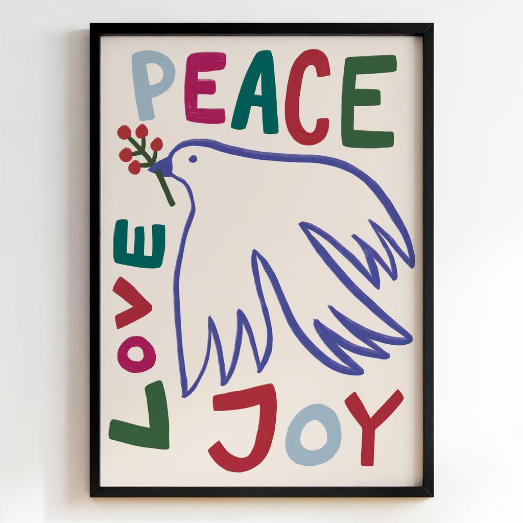 "Love Peace Joy" голуб миру з гілкою PS8480