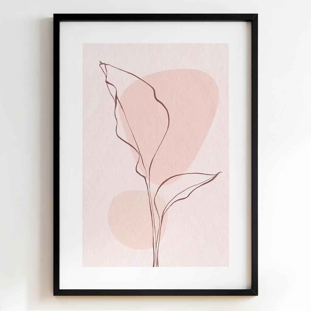 "Blush Botanical Line" ніжна ботанічна графіка PS8483