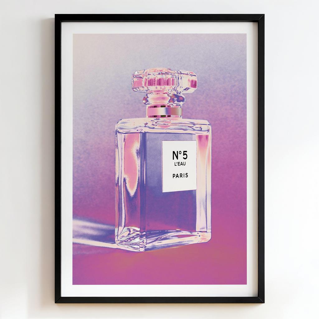 "N°5 L'Eau Paris" рожевий флакон парфумів PS8489