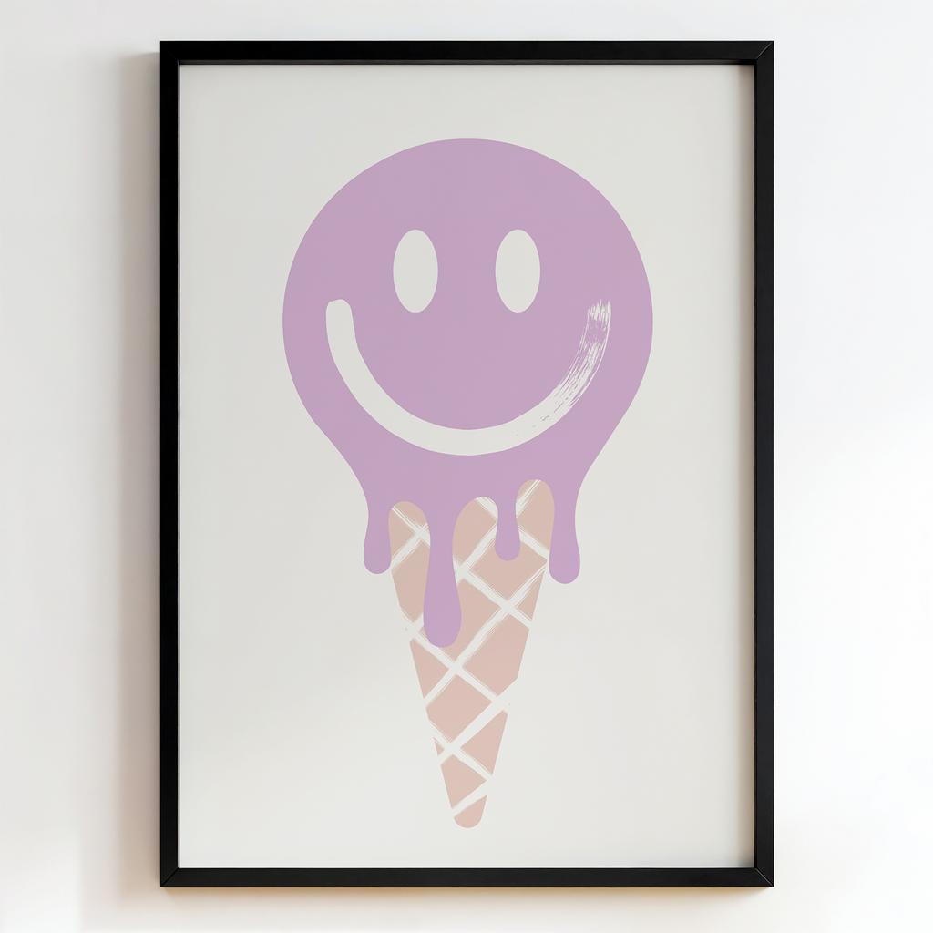 "Melting Smiley Ice Cream" усміхнене морозиво PS8504