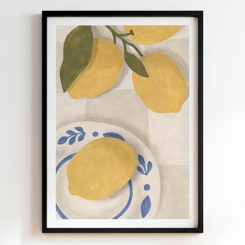 "Lemon Harvest Still Life" лимонний натюрморт PS8479