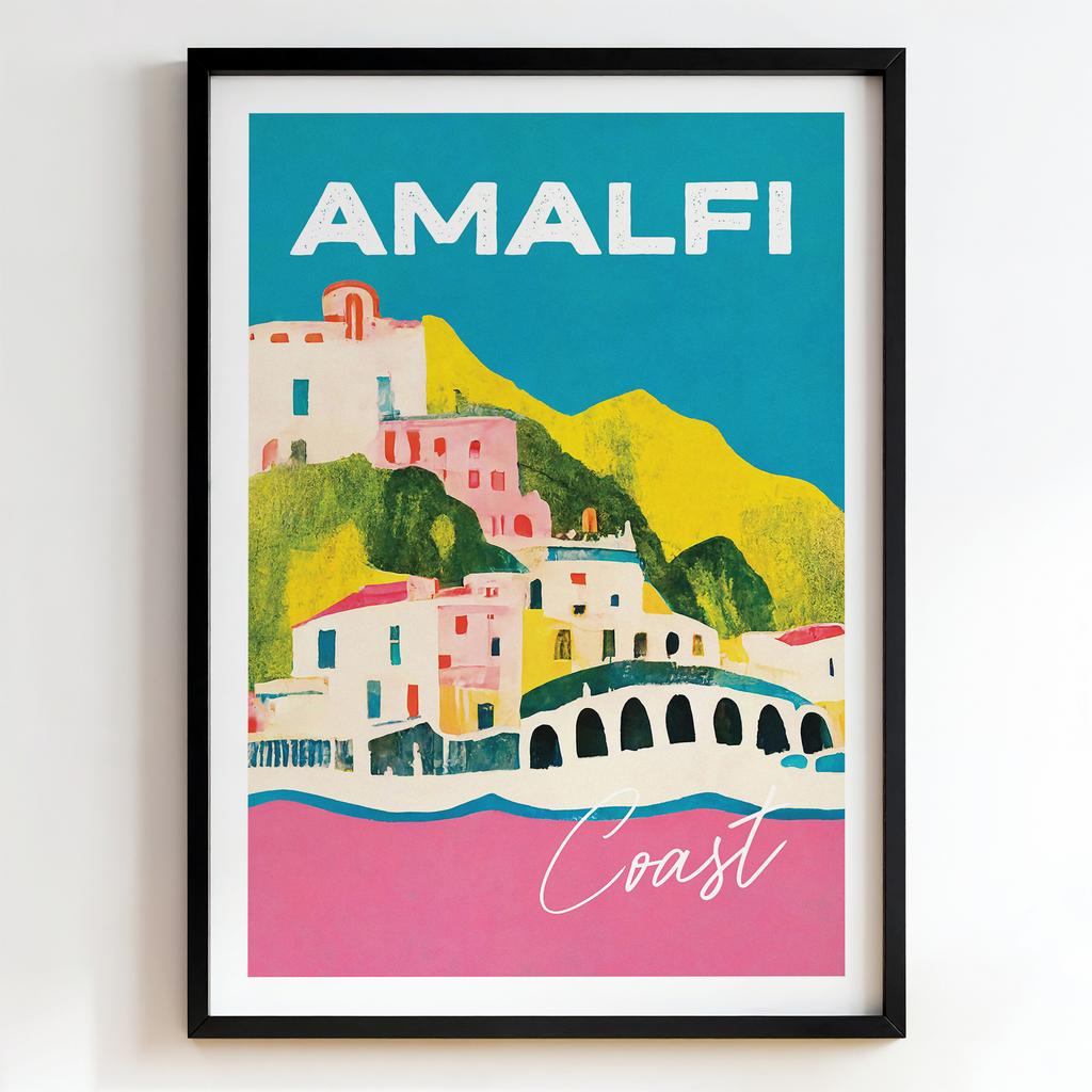 "Amalfi Coast" постер узбережжя Амальфі PS6863