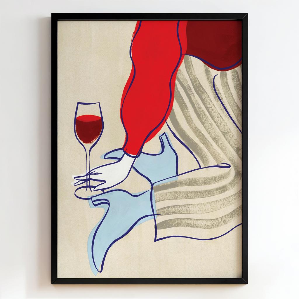 "Red Wine Moment" винний мінімалізм PS8433