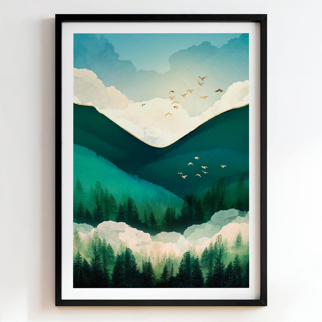 "Emerald Valley Horizon" смарагдова гірська долина PS8622