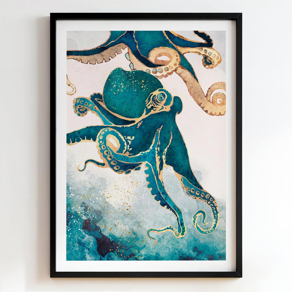 "Azure Octopus Flow" бірюзовий восьминіг PS8638