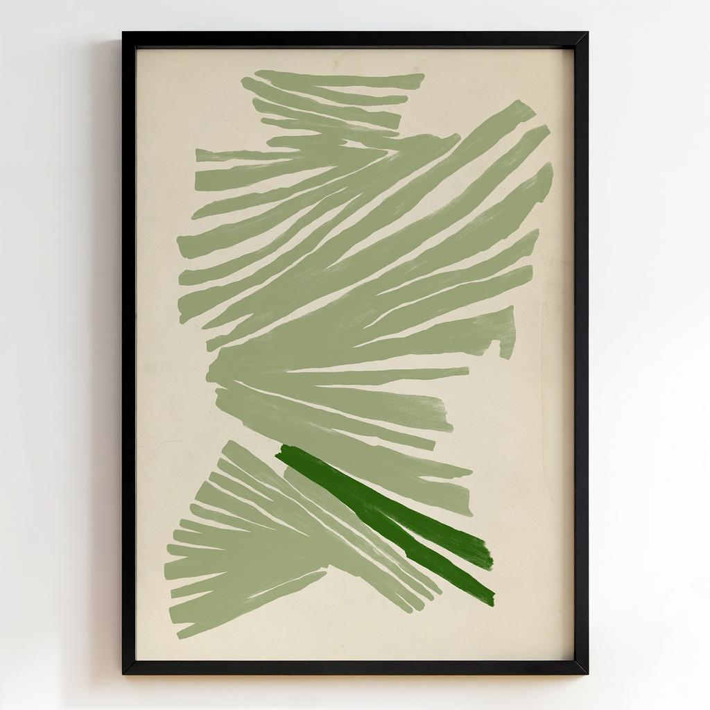 "Palm Frond Silhouette" стилізоване пальмове листя PS6418