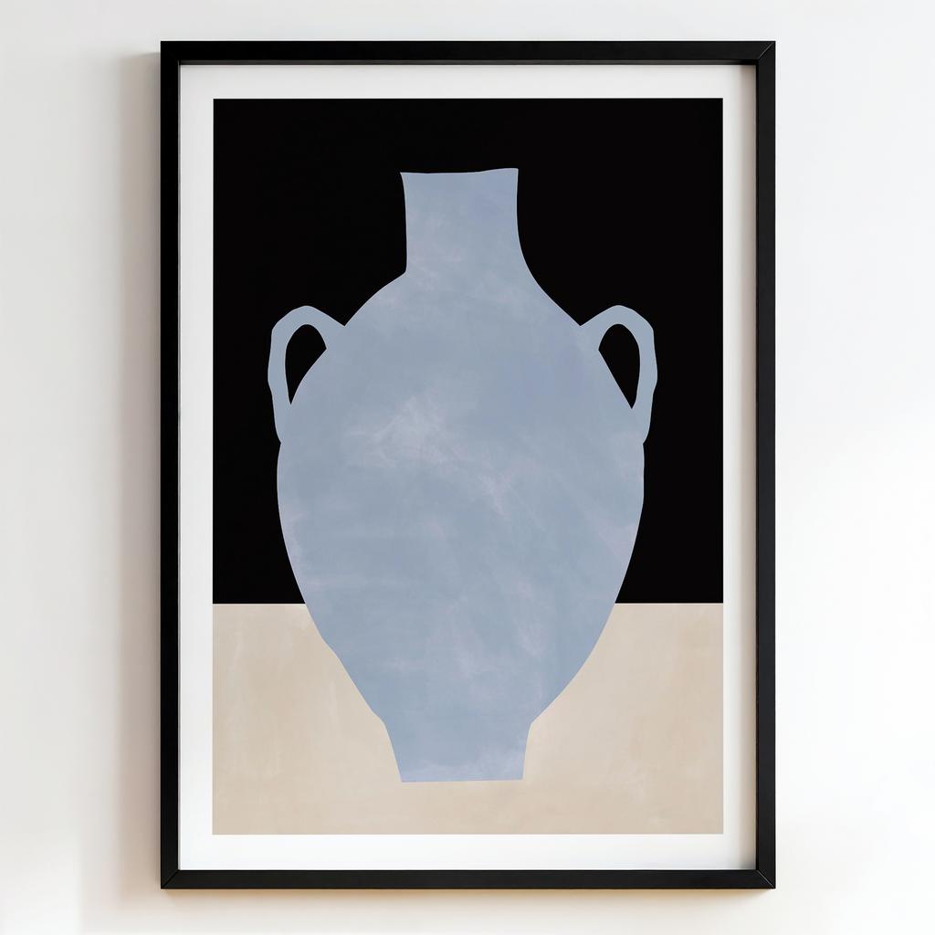"Blue Amphora" мінімалістична блакитна амфора PS7067