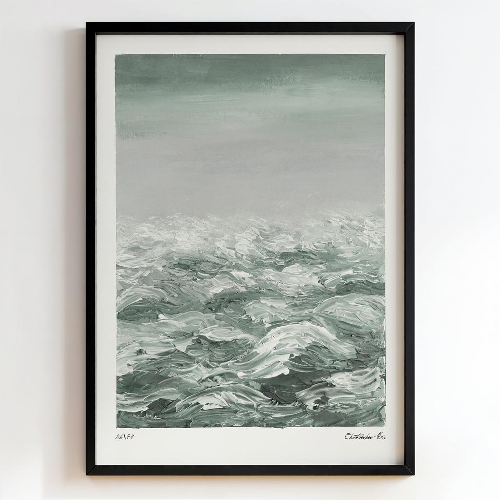 "Silent Ocean Horizon" живописний морський пейзаж PS7500
