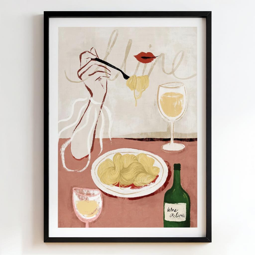 "Wine and Pasta Evening" вечеря з пастою PS7503