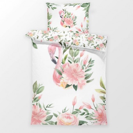 73.03.- Панель на одеяло - Фламинго