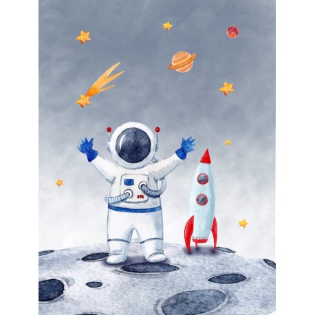 73.06.- Панель на одеяло - Космос