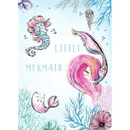 73.10.- Панель на одеяло - Русалки