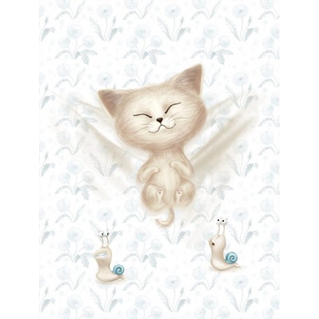 73.11.- Панель на одеяло - Котенок