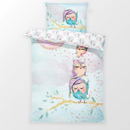 73.12.- Панель на одеяло - Совы