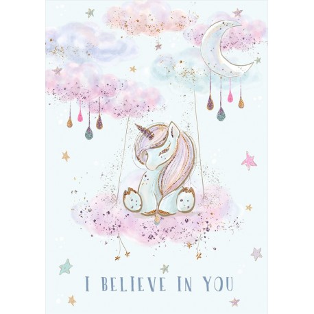 73.21- Панель на одеяло - Baby-единорог