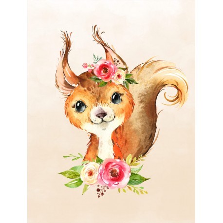 73.22- Панель на одеяло - Белка