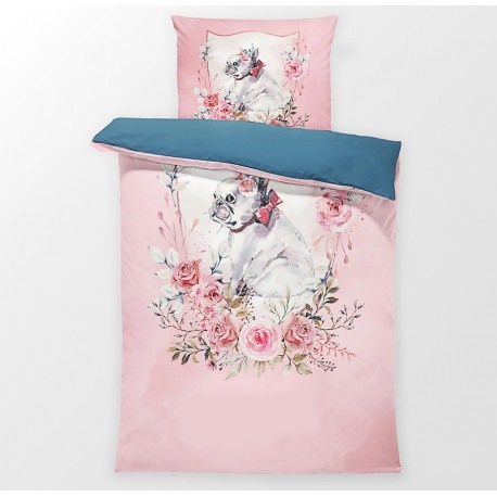 73.23.- Панель на одеяло - Королевский бульдог