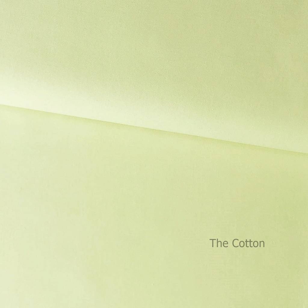 Хлопок Сатин Лимонно-желтый, натуральная ткань для домашнего текстиля, одежды и рукоделия