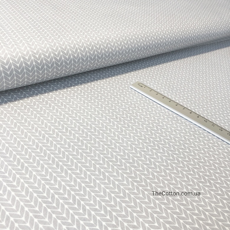 14.178.1. Бавовна Сатин - Косички сірі