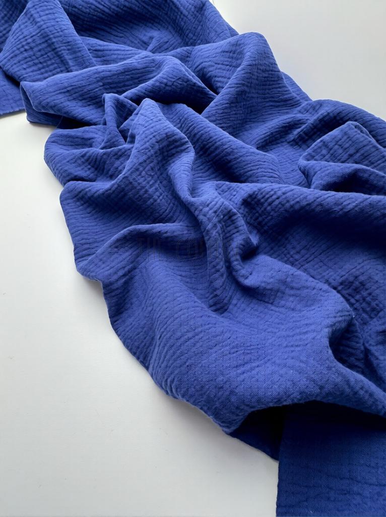 Муслін двошаровий - Синій (39)