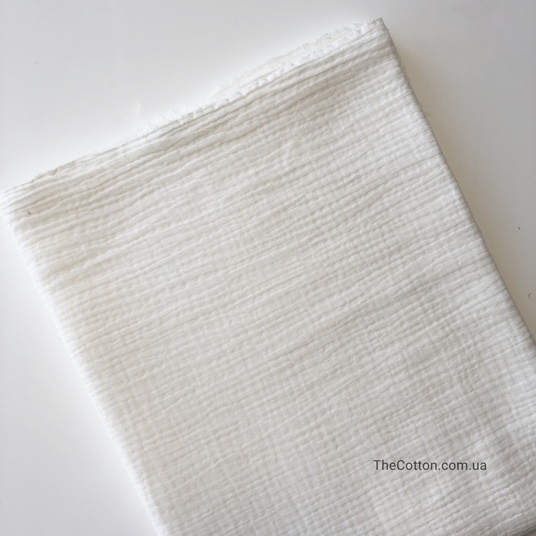 25.46. Муслін двошаровий - Молочний (02)