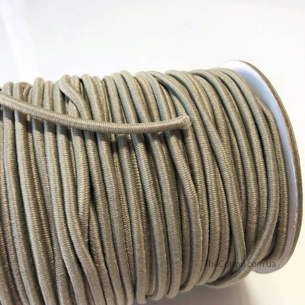 72.03.- Гумка кругла, 3 мм - хакі (1 м/10м/50м)