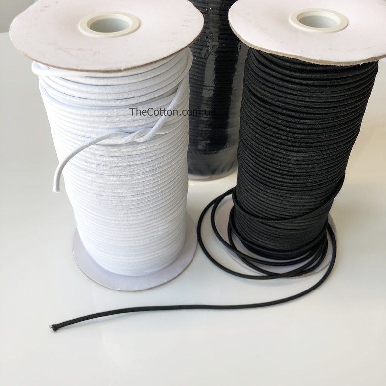 72.03.- Гумка кругла, 3 мм - хакі (1 м/10м/50м)