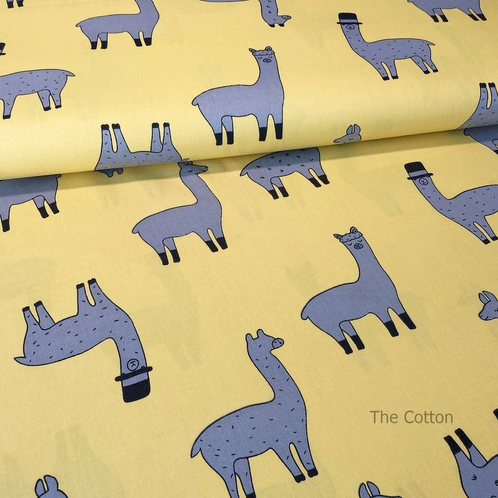 14.304.2. Бавовна Сатін - Лами на гірчиці