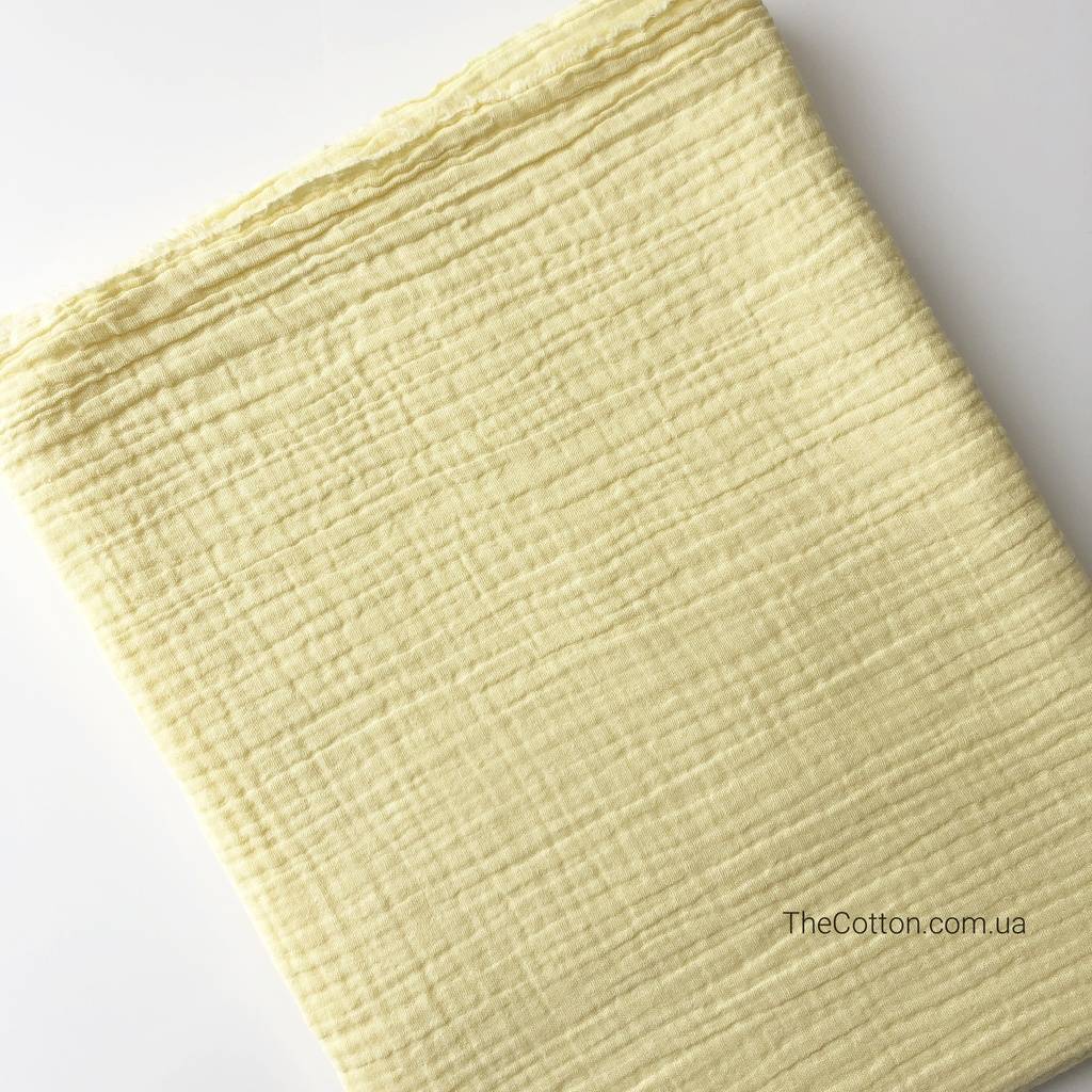 25.55. Отрезы Муслина - Лимонный желтый