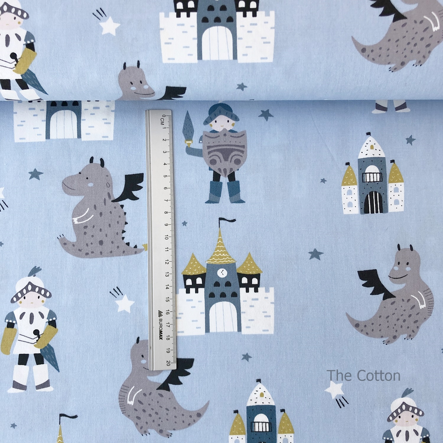 14.370.1. Бавовна Сатин - Лицар та замок