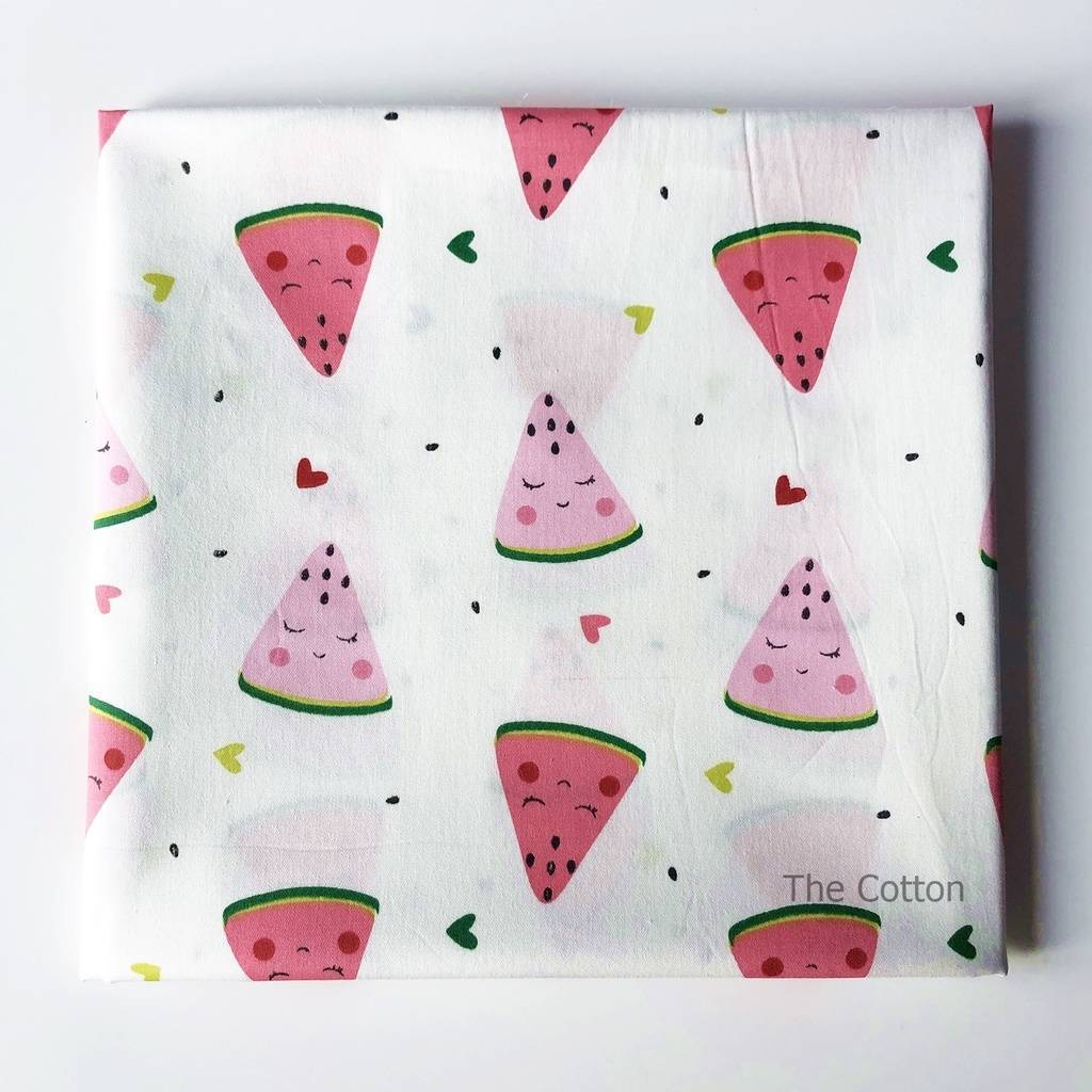 Хлопок для шитья и рукоделия - Арбузные дольки
